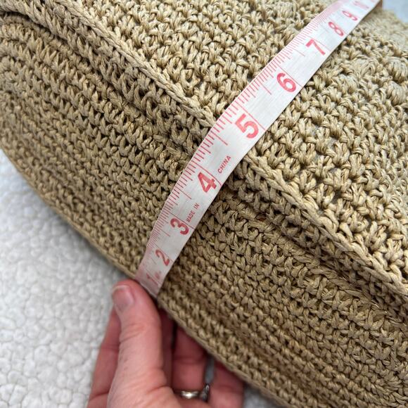 Vintage Brighton Woven Heart Straw Handbag - Picture 7 of 13